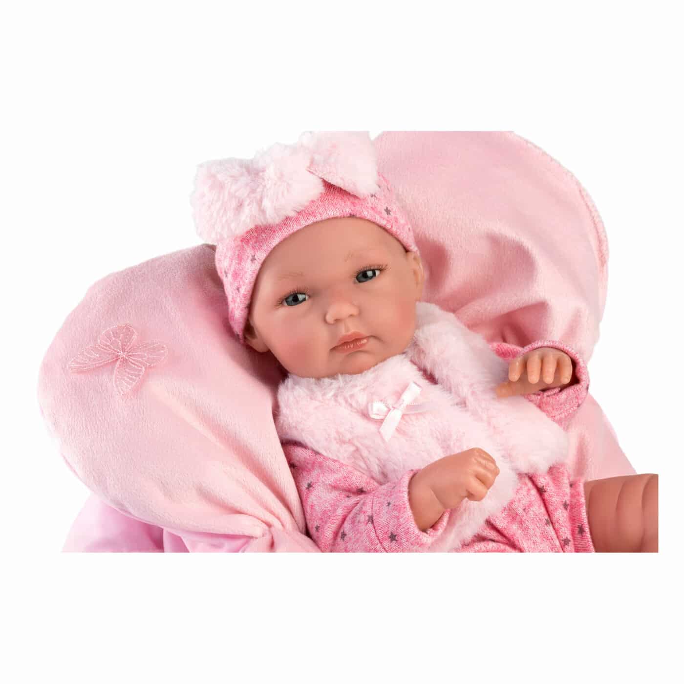 Llorens - 35cm Baby Doll - Bimba Girl With Blanket2