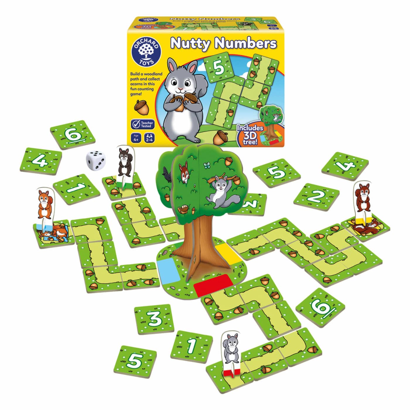 Orchard Toys - Nutty Numbers Game