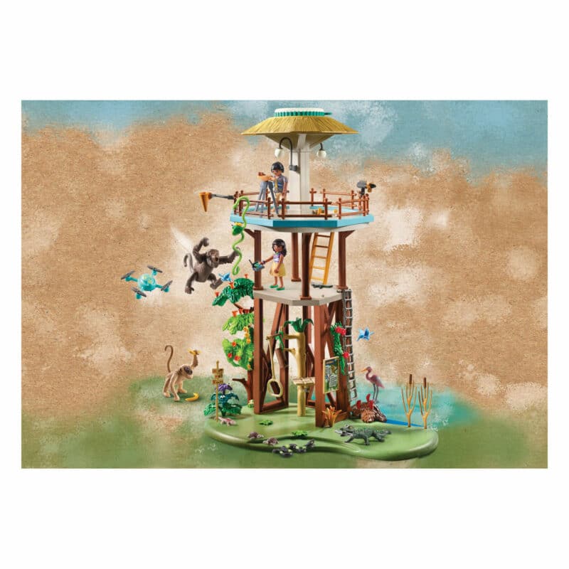 Playmobil - Wiltopia Research Tower with Compass 71008-1