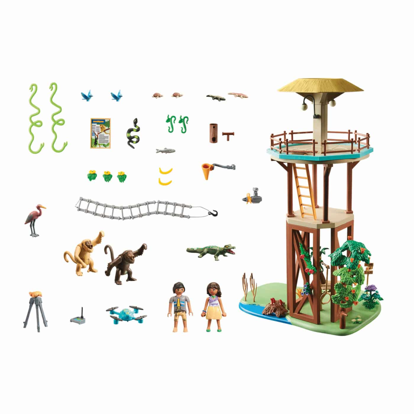 Playmobil - Wiltopia Research Tower with Compass 71008-2