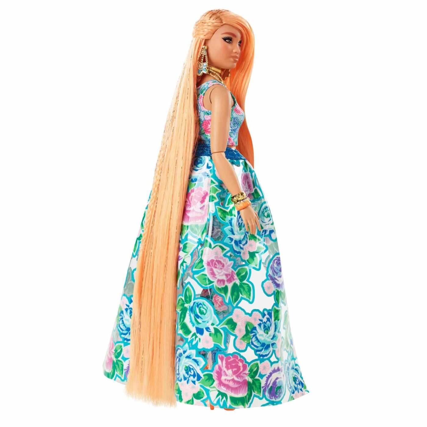 Barbie - Extra Fancy Doll in Floral Gown with Pet1