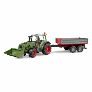Bruder - Fendt Vario 211 Tractor with Frontloader and Tipping Trailer