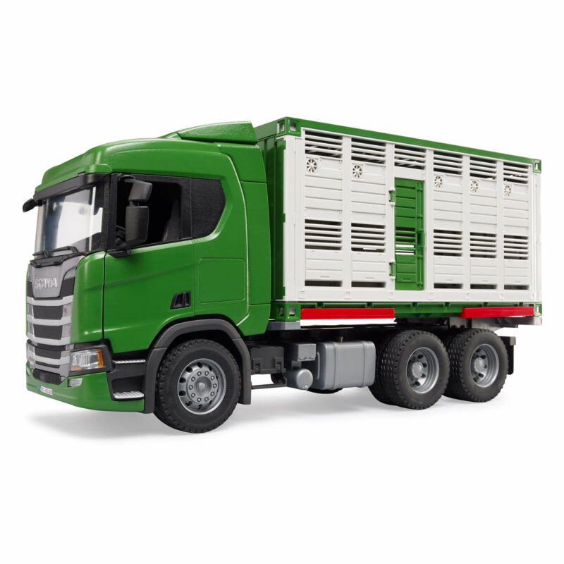 Bruder - Scania Super 560R Cattle Transportation Truck with 1 Cattle