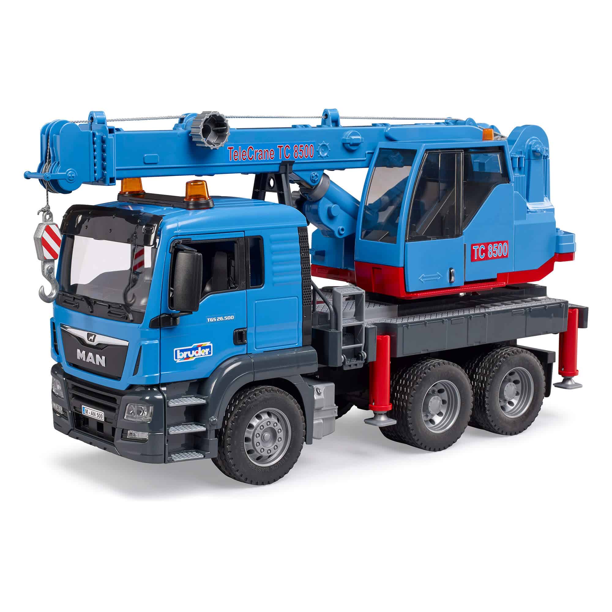 Bruder Man TGA Low Loader with Manitou Telescopic Loader mlt633 Online Toys Australia