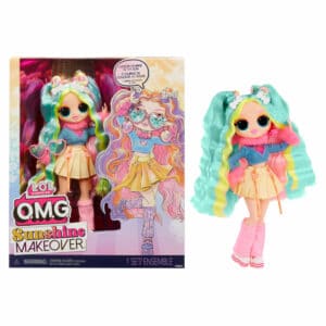 LOL Surprise - OMG Sunshine Makeover Fashion Doll with Colour Change Surprises - Bubblegum DJ