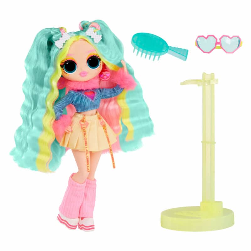 LOL Surprise - OMG Sunshine Makeover Fashion Doll with Colour Change Surprises - Bubblegum DJ1