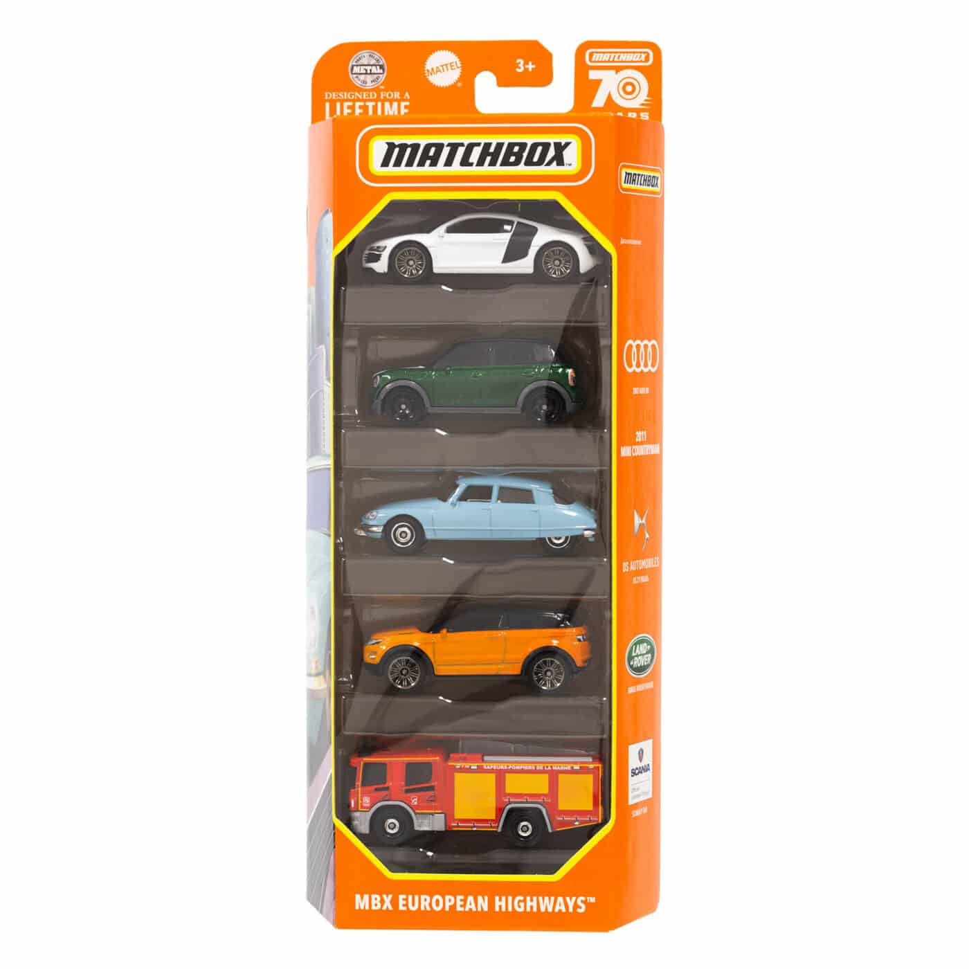 Matchbox-5-pack European highways