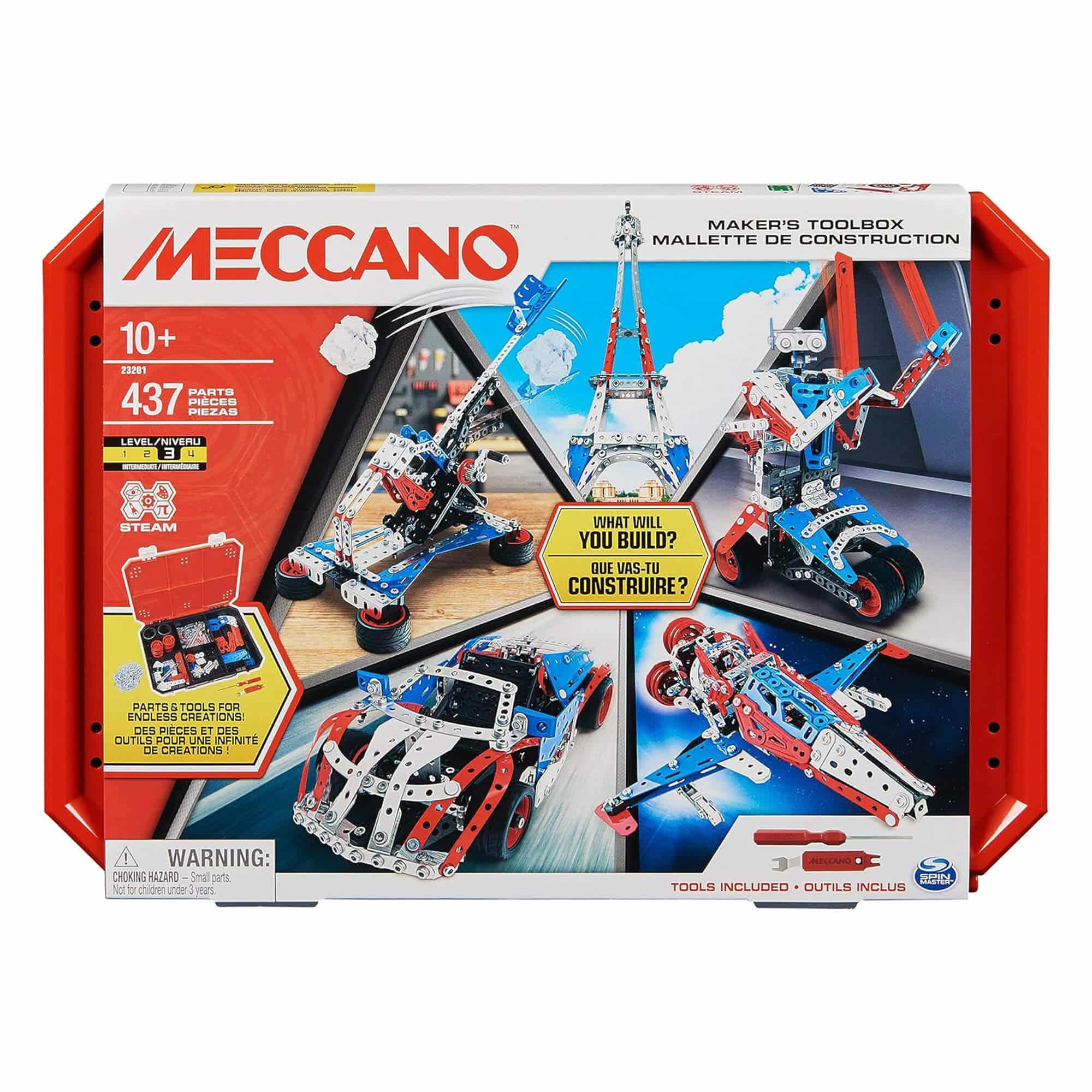 Meccano, Geared Machines STEAM Building Kit with Moving Parts, for Ages 10  and Up