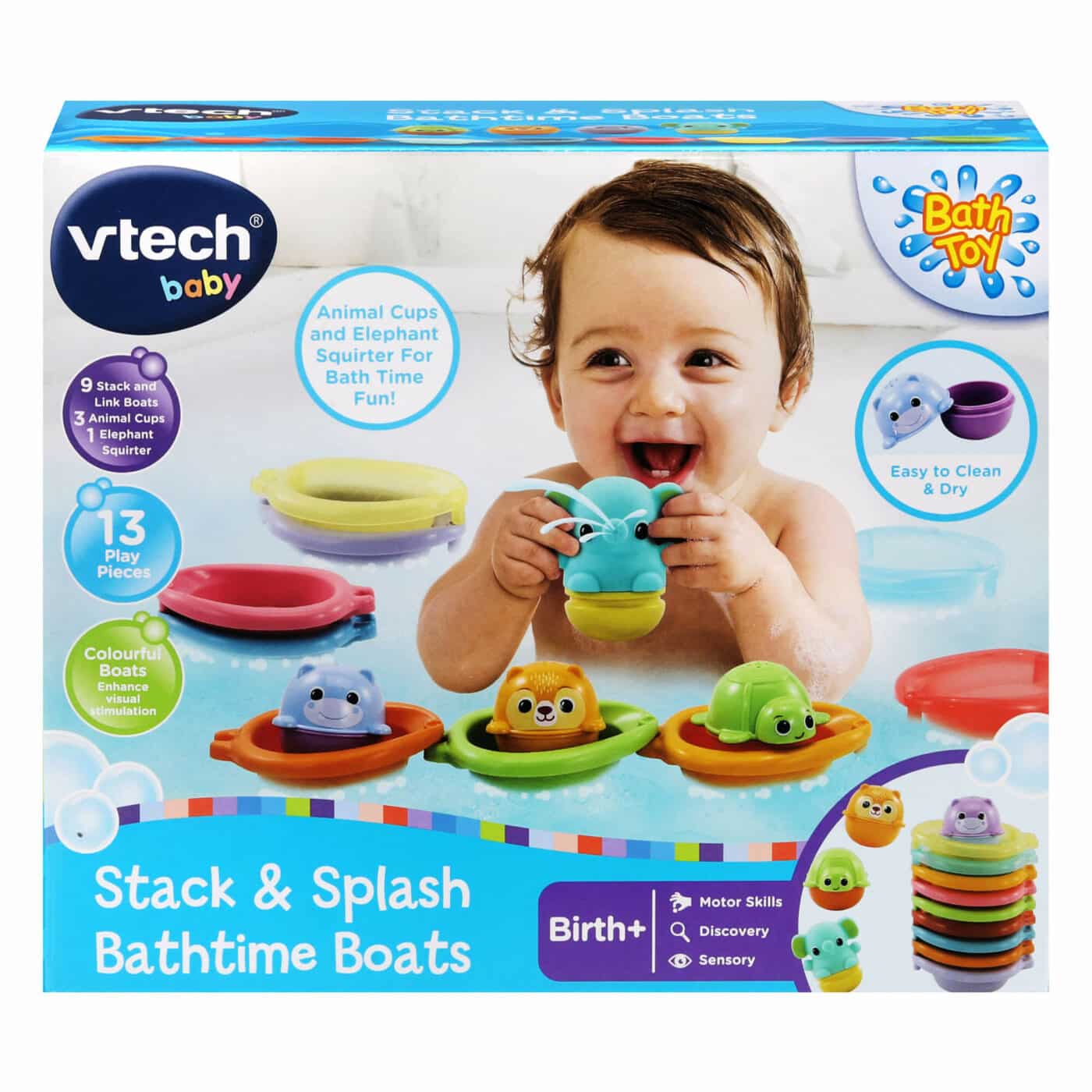 Vtech Baby - Stack & Splash Bathtime Boats