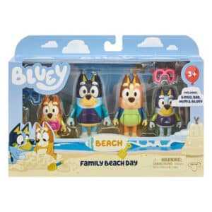 Bluey - Family Beach Day 4-Pack Figure