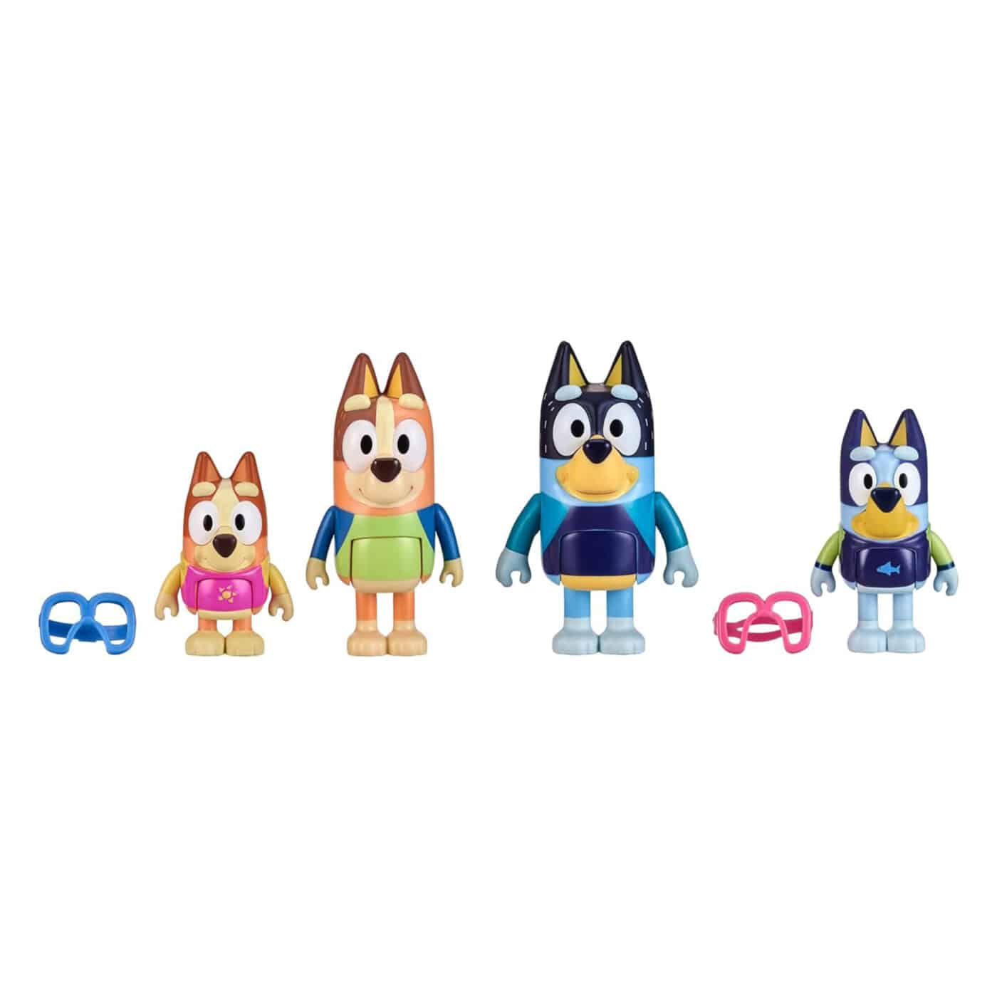 Bluey - Family Beach Day 4-Pack Figure1