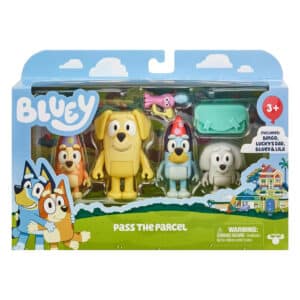 Bluey - Pass the Parcel 4-Pack Figure
