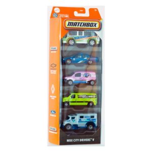 Matchbox 5 pack mbx city drivers V- retail pack