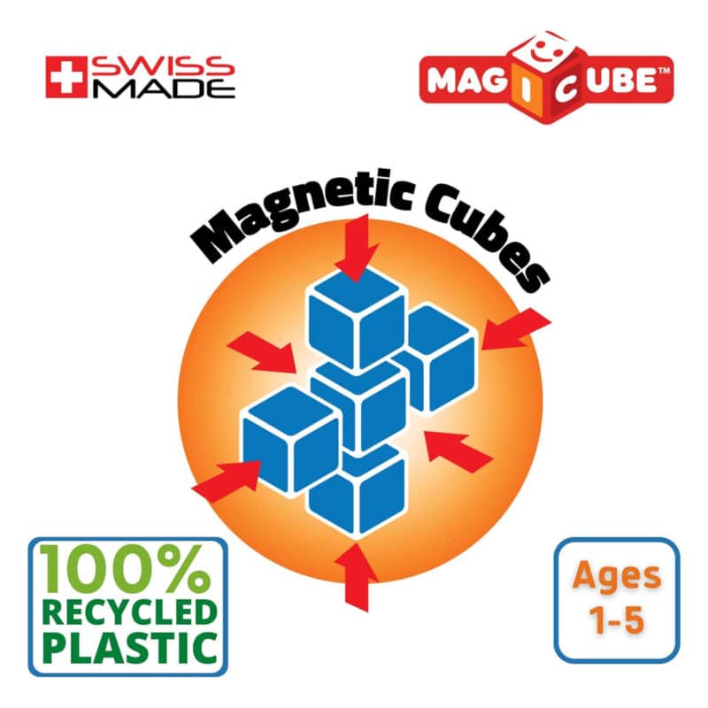 Geomag - Magicube Crystal Recycled - 64 Pcs Magnetic4