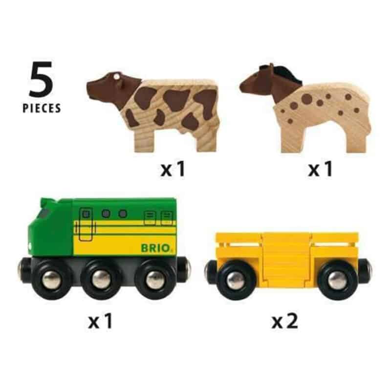 Brio - Farm Train - 5 Pieces2