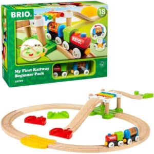Brio - My First Railway Beginner Pack Playset - 18 Pieces