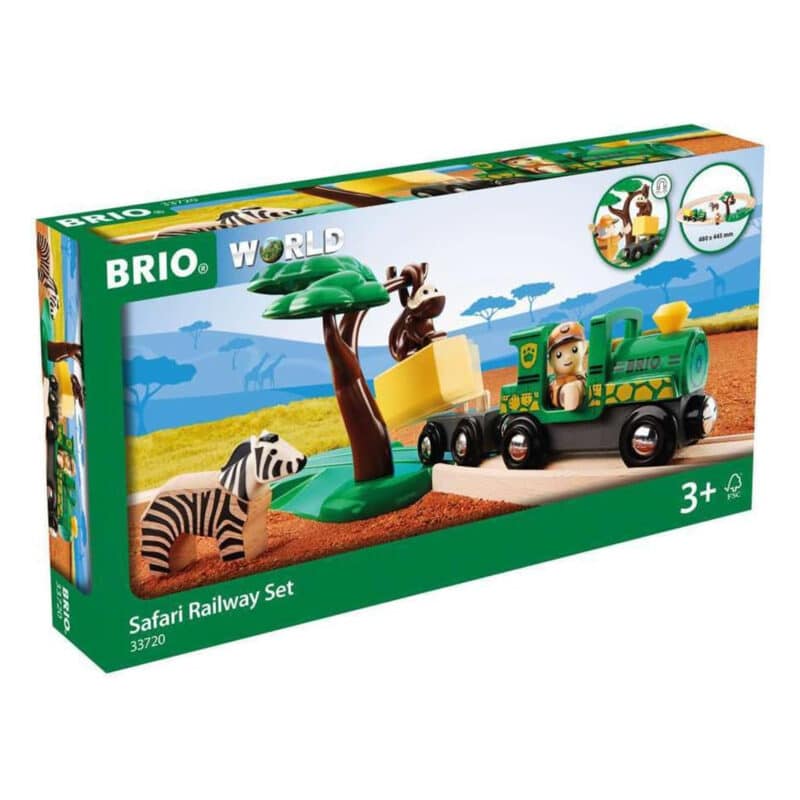 Brio - Safari Railway Set - 17 Pieces3