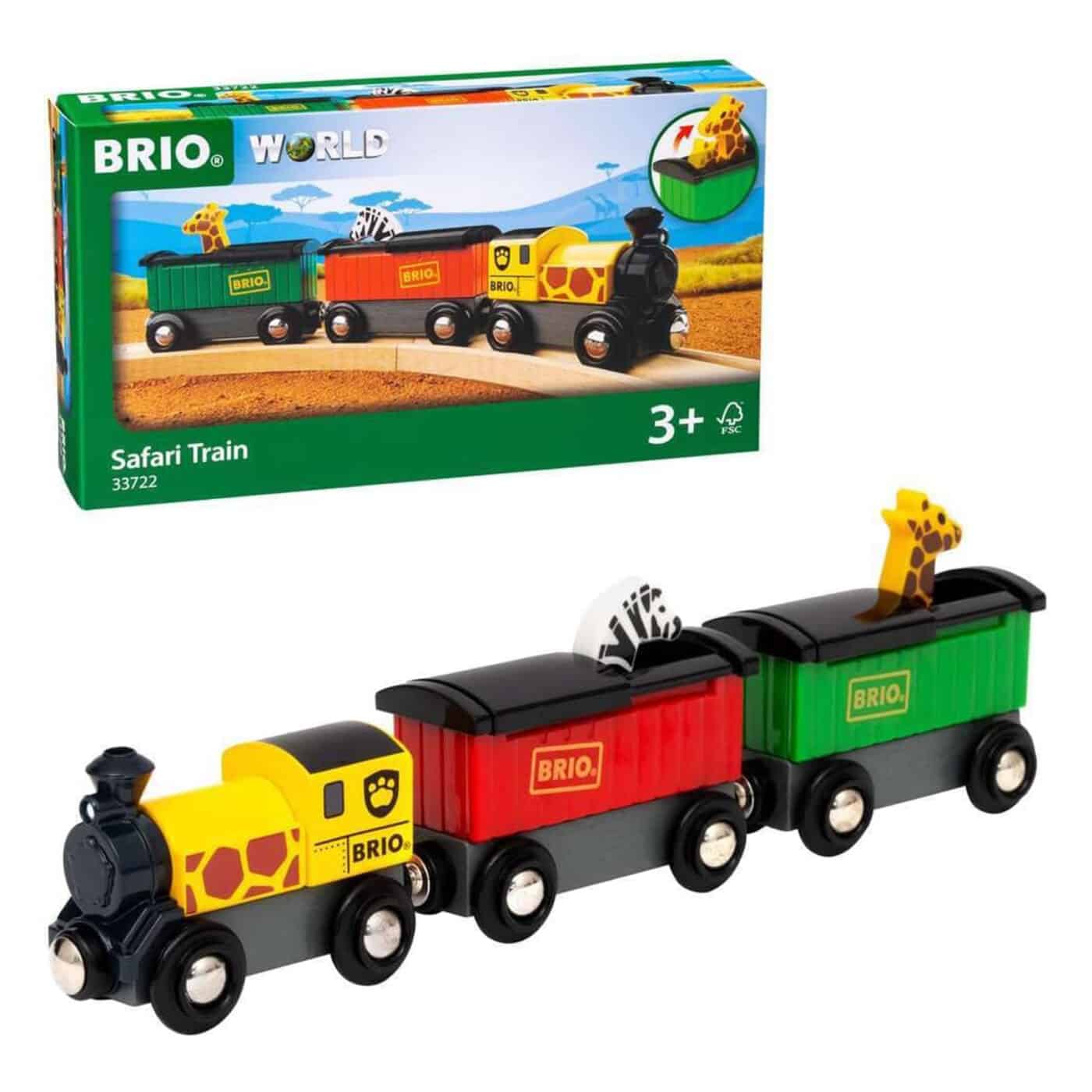 Brio - Safari Train - 3 Pieces