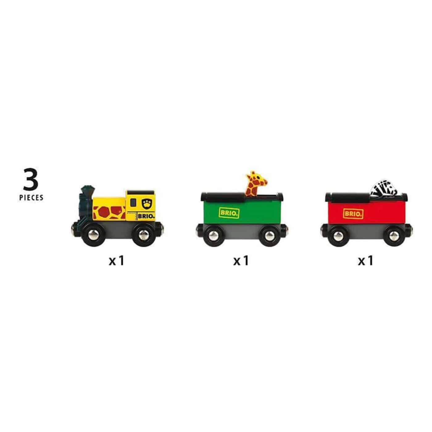 Brio - Safari Train - 3 Pieces2