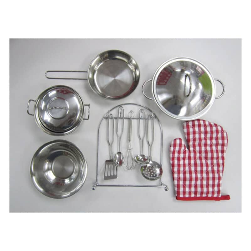 Cookware Play Set in Suitcase 13 Piece1