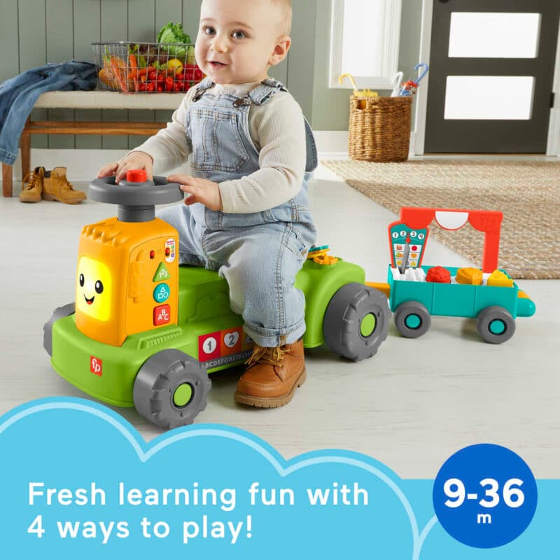 Fisher Price - Laugh & Learn 4-in-1 Farm to Market Tractor1