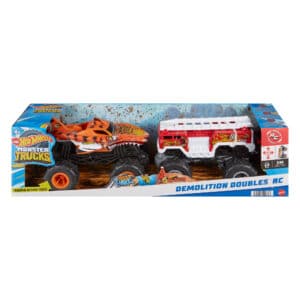 Hot Wheels - Monster Trucks 2-Pack, R/C Race Ace and 5-Alarm Vehicles