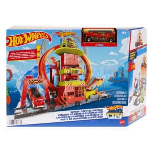 Hot Wheels - City Super Loop Fire Station1