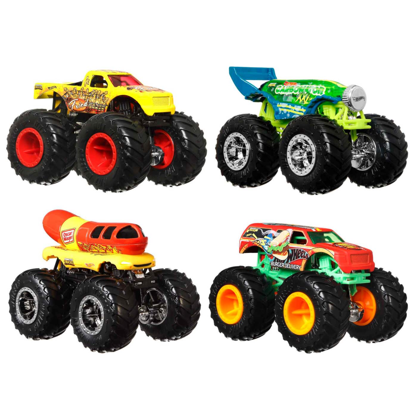 Hot Wheels - Monster Trucks 4 Pack 1:64 Assorted3