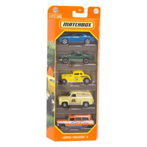 Matchbox 5-Pack Vehicles - Coffee Cruisers V