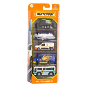 Matchbox 5-Pack Vehicles - MBX City Drivers IV