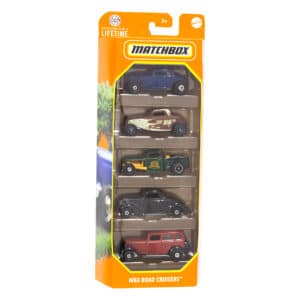 Matchbox 5-Pack Vehicles - MBX Road Cruisers