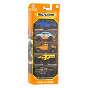 Matchbox 5-Pack Vehicles - No Road, No Problem