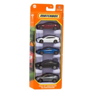 Matchbox 5-Pack Vehicles - TESLA 20th Aniversary 