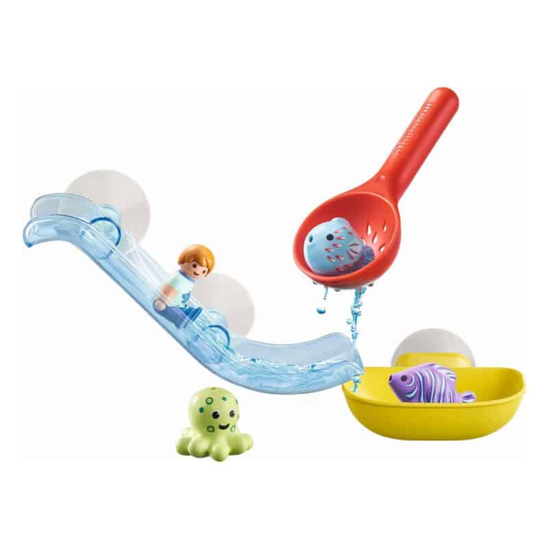 Playmobil 1.2.3 Aqua - Water Slide with Sea Animals 70637-2