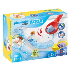 Playmobil 1.2.3 Aqua - Water Slide with Sea Animals 70637-3