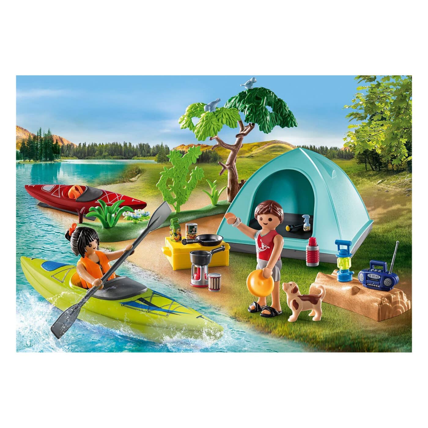 Playmobil - Family Fun - Camping with Campfire 71425-2