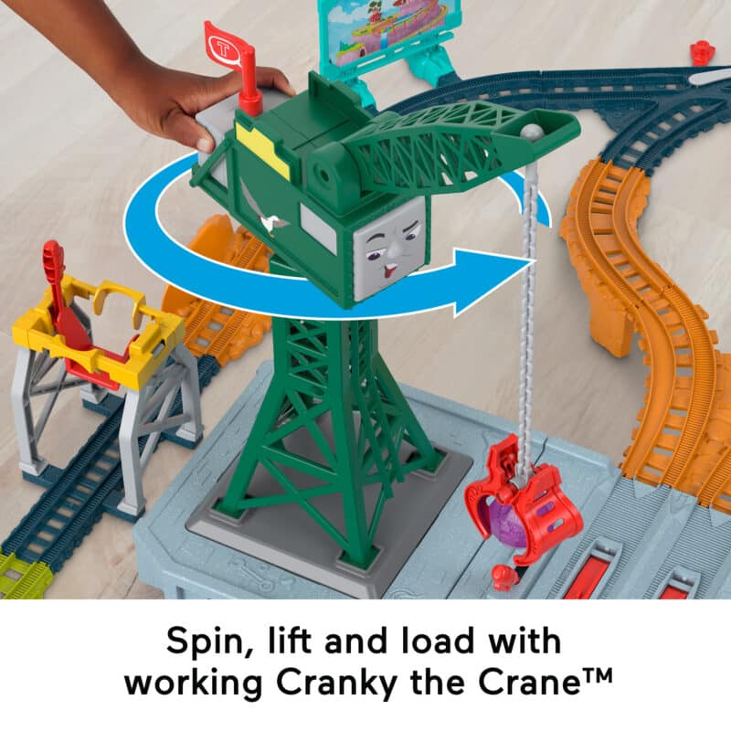 Thomas And Friends - Talking Cranky Delivery Train Set4