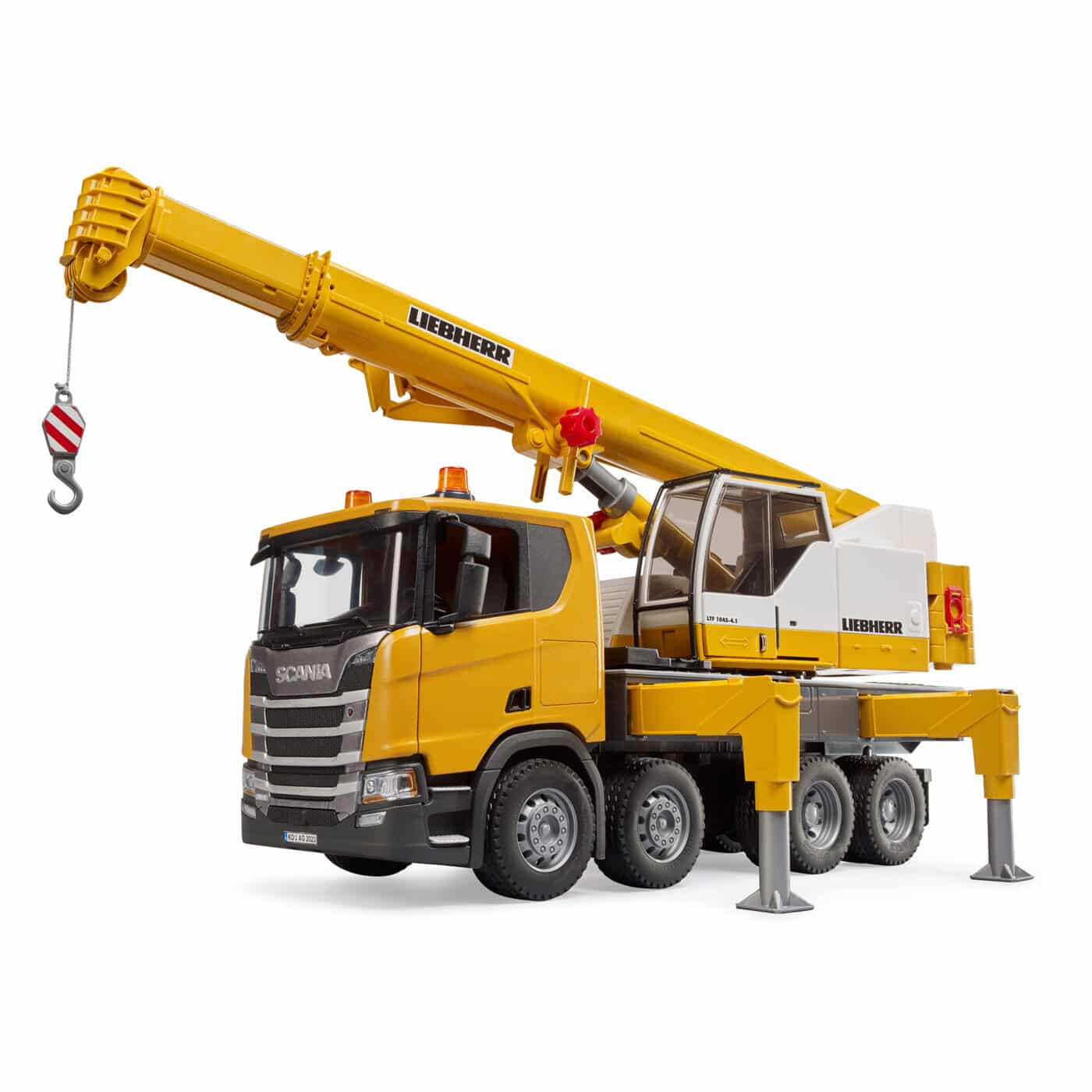 Bruder - Scania Super 560R Liebherr Crane Truck with Light and Sound-1