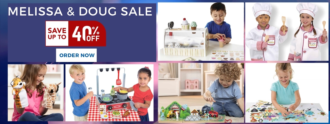 melissa and doug sale small banner
