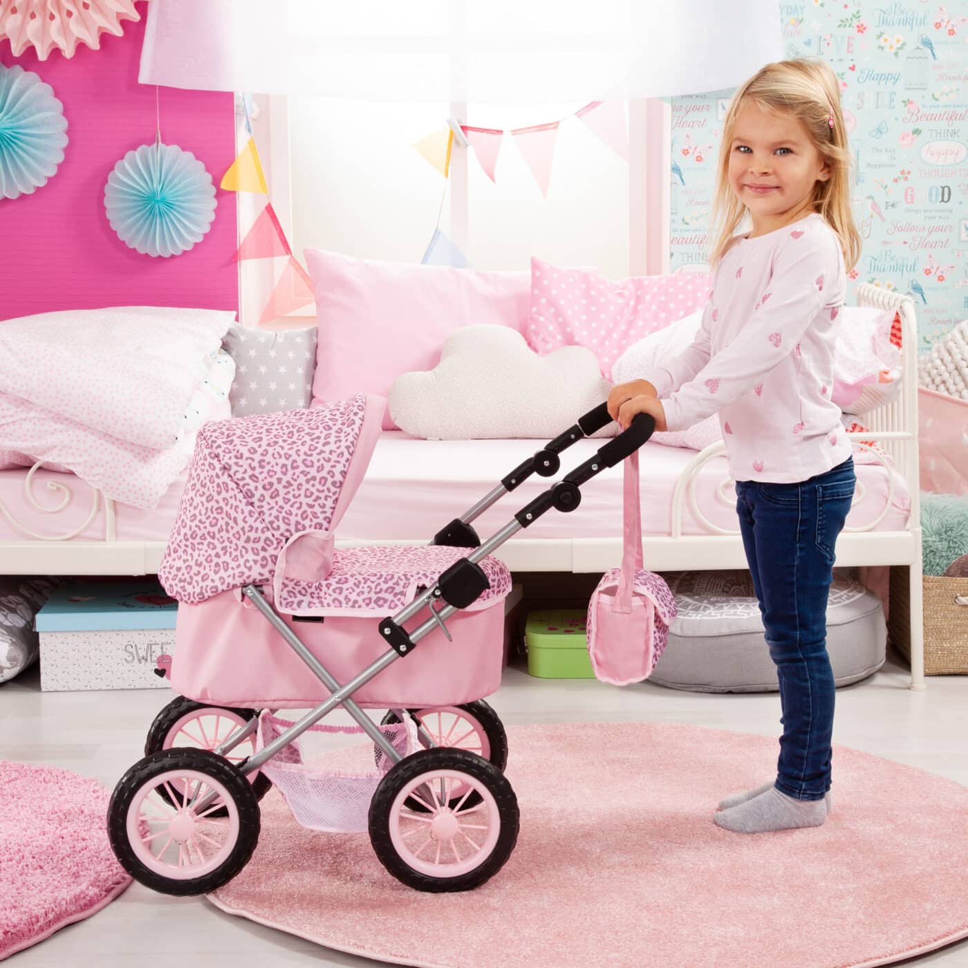 Bayer Trendy Doll Pram Leopard Print Online Toys Australia
