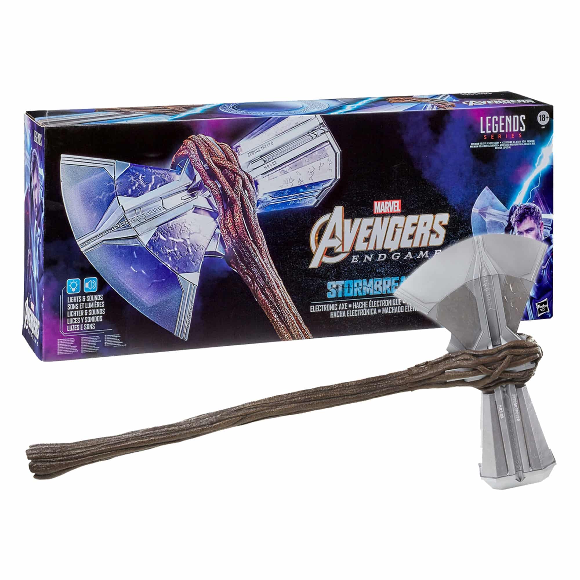 Hasbro Avengers Marvel Endgame Stormbreaker Electronic Axe with Sound FX  – Thor
