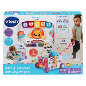Vtech - Sort & Discover Activity Wagon Pink