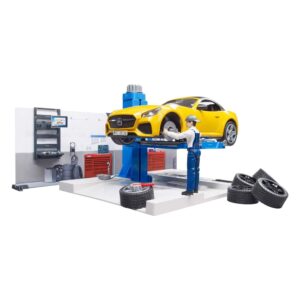 Bruder - bworld Car Service Centre Playset-tire off