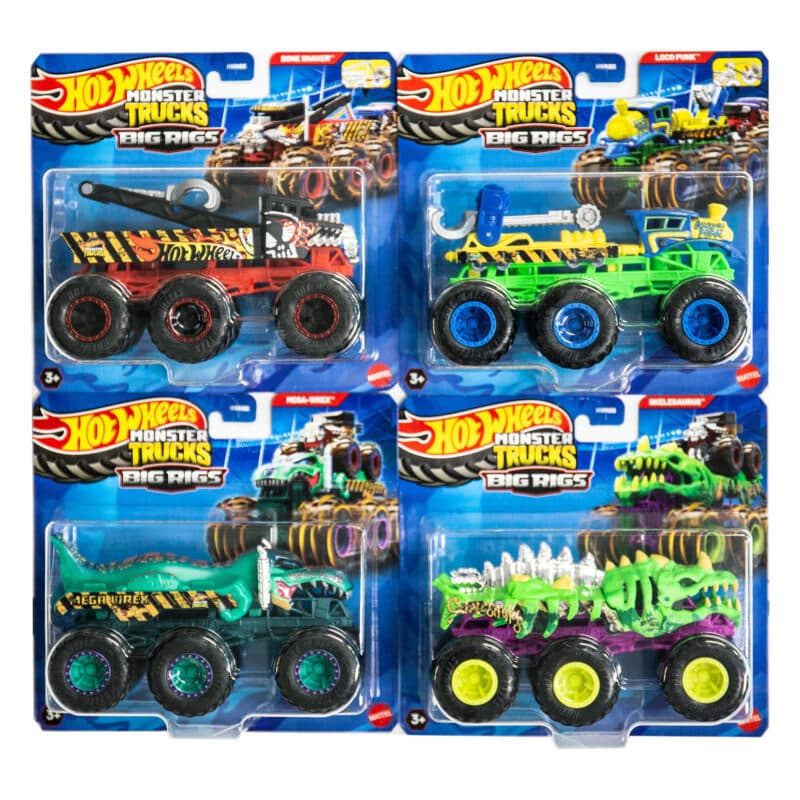 Hot-Wheels-Monster-Trucks-Big-RIGS-2025-Complete-Set-of-4