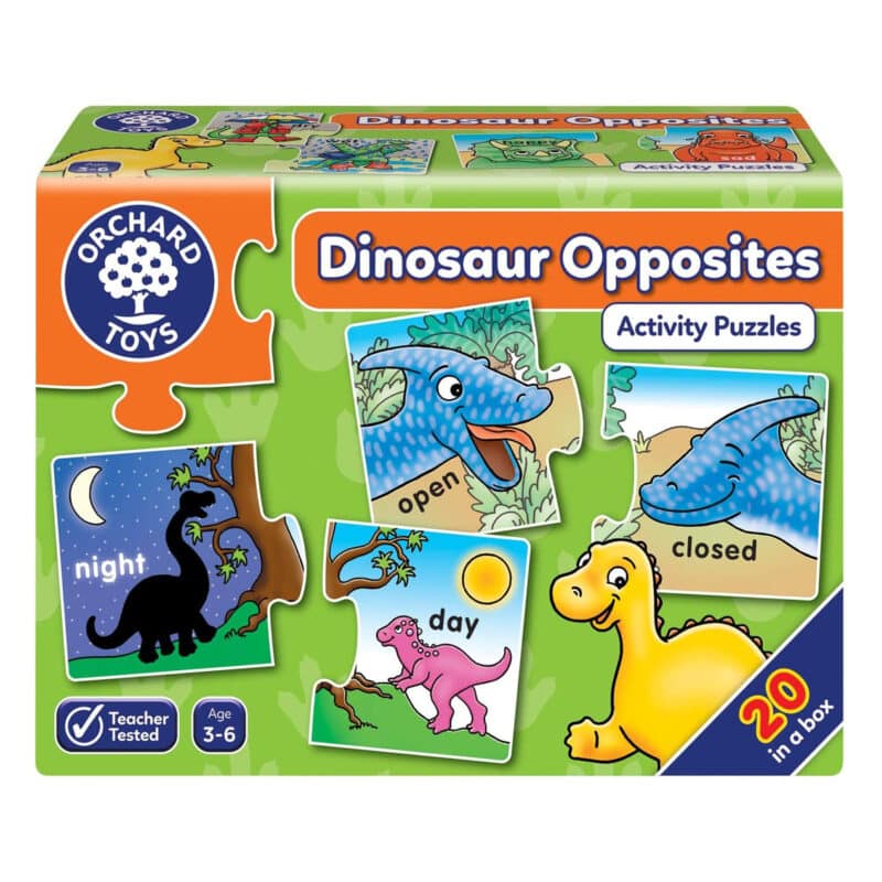 Orchard Toys - Dinosaur Opposites Activity Puzzle - 20 Pieces