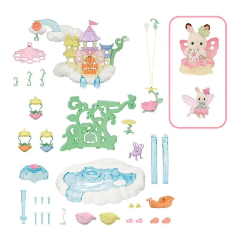 Sylvanian Families - Skytop Fairy Castle-contents