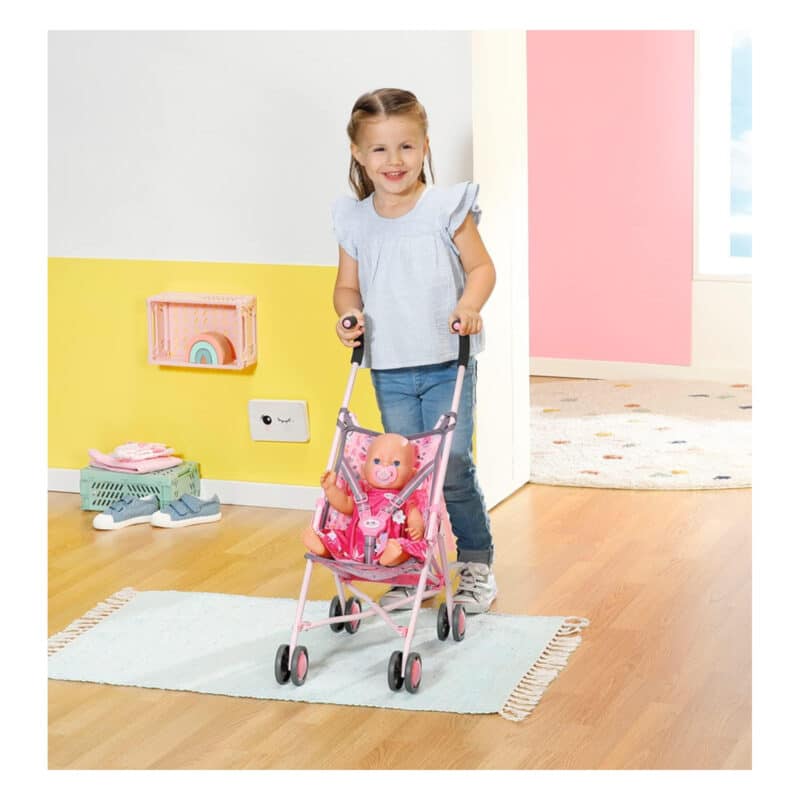 Baby Born - Stroller with Bag - Foldable Doll Pram for 36cm & 43cm Dolls1