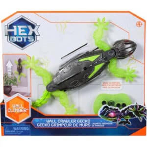 Hexbots Wall Crawler Gecko Toy – Remote Control Robot Lizard That Climbs Walls