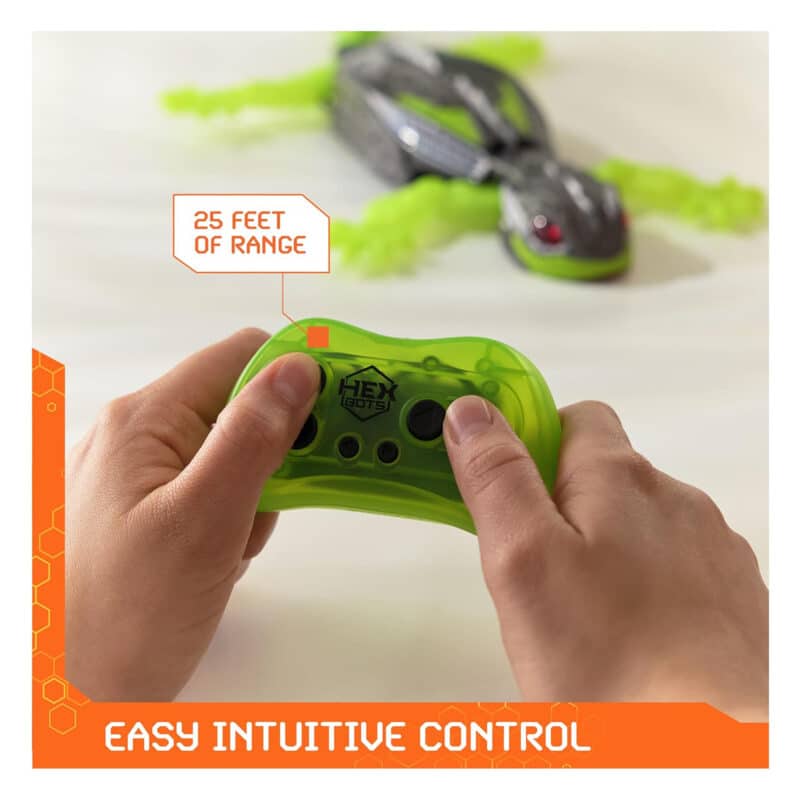 Hexbots Wall Crawler Gecko Toy – Remote Control Robot Lizard That Climbs Walls2