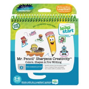 LeapFrog - LeapStart 3D Mr. Pencil Sharpens Creativity Book - Interactive Learning Book for Colours, Shapes and Pre-Writing